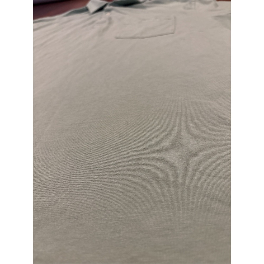 Polo Ralph Lauren Men XL Classic Fit Cotton Linen Polo Shirt Sage Green - Picture 2 of 9